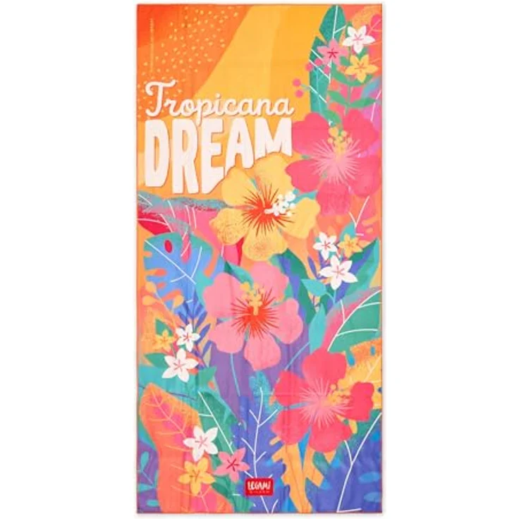 LEGAMI - Leichtes Strandtuch, Mikrofaser Strandtuch, Kompaktes Strandtuch, Sandbeständig, Schnell trocknend, Ultra-absorbierend, Platzsparendes Handtuch, 85 x 180 cm – Bild 1