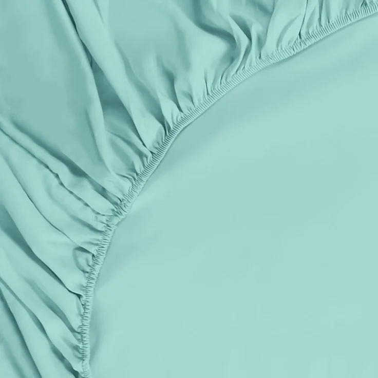 Utopia Bedding - 2er Set Spannbettlaken 140x200 cm - Spa Blau - Gebürstete Mikrofaser Spannbetttuch - 35 cm Tiefe Tasche – Bild 5