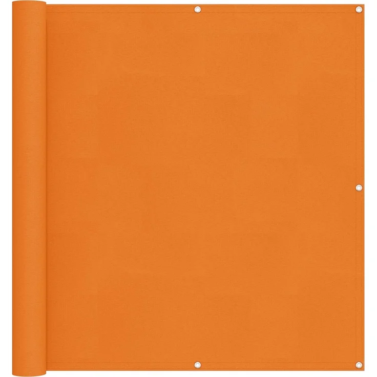 vidaXL Balkonsichtschutz 110 x 1000 cm Oxford-Stoff Rechteckig Orange 42030844 – Bild 2