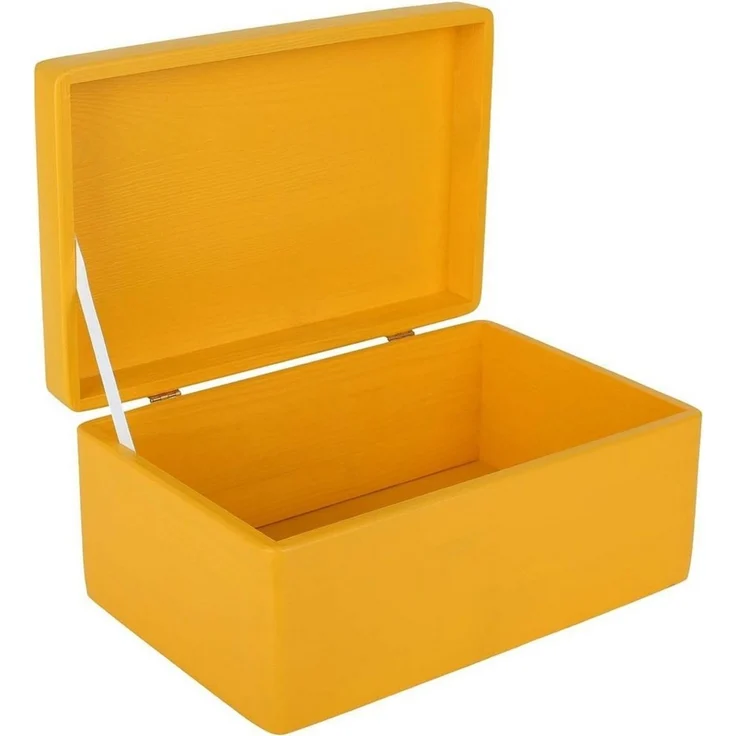 Creative Deco Holzkiste mit Deckel Groß Erinnerungsbox Baby Holzbox 30 x 20 x 14 cm, mit Scharnieren – Bild 5