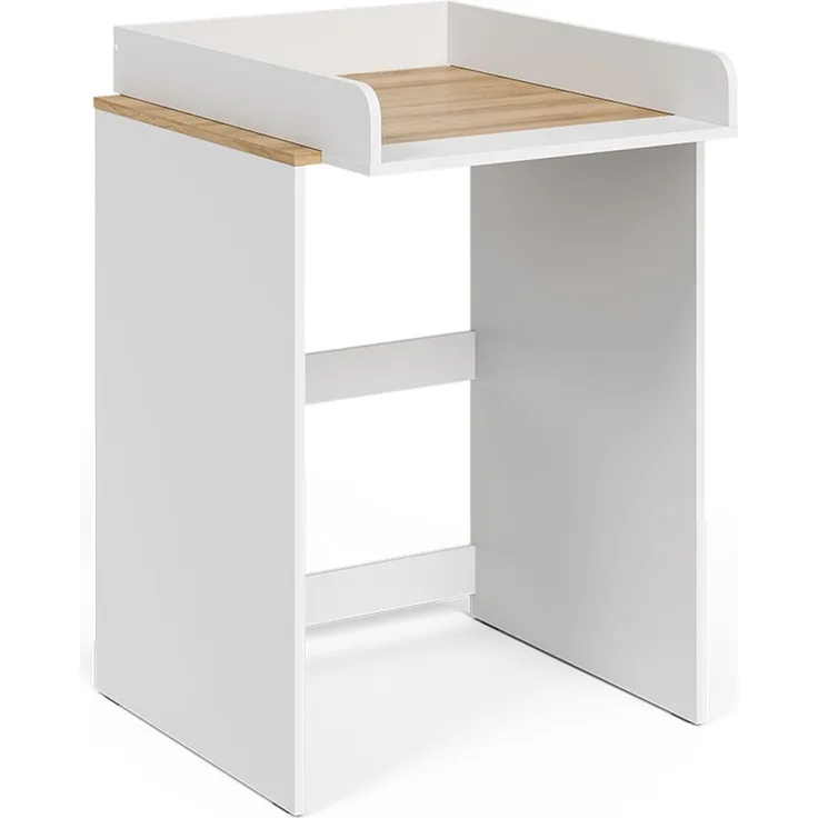 Waschmaschinenschrank Viktor Weiß/Artisan 68 x 88.2 cm 2 Teile mit Wickelauflage Vicco