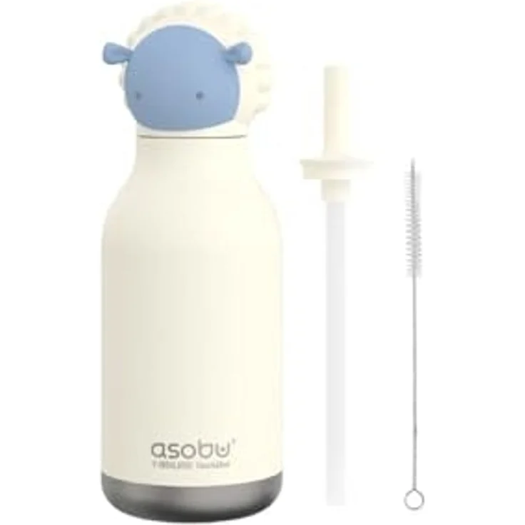 Asobu Bestie Owca - Thermoflasche mit Strohhalm 460 ml – Bild 2