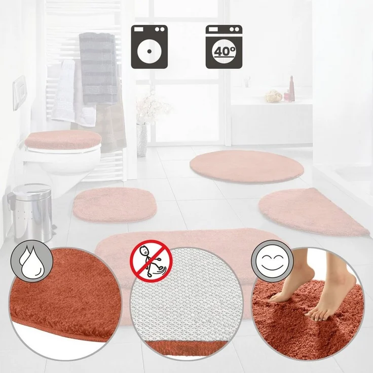 Erwin Müller Badematte Badematte "Kefalonia", Höhe 27 mm, eckig, Uni – Bild 3