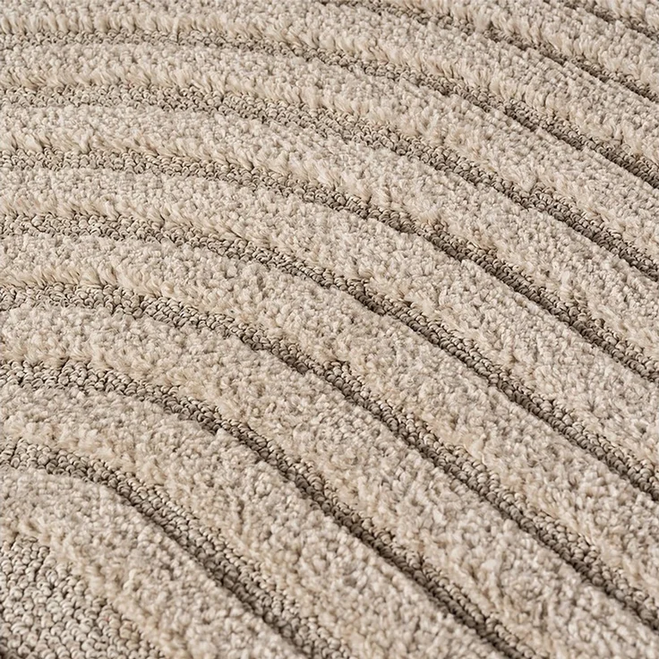 Ayyildiz Teppiche Teppich ART 1122, auch als Läufer und in Rund erhältlich, rund, Höhe: 8 mm, Boho Design, 3D Optik, Struktur Hoch Tief, skandinavisch, Wohnzimmer – Bild 2