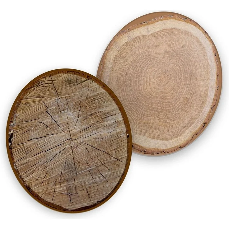 itenga Bierdeckel itenga 40x Bierdeckel Baumscheiben I Braun I Untersetzer I 10,7cm – Bild 5