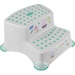 Keeeper Peppa Tritthocker Schemel zweistufig mit anit-rutsch-funktion Soft Grey