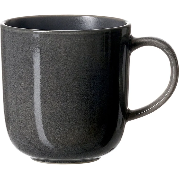 Ritzenhoff & Breker 'TOLEDO' Kaffeebecher, Steinzeug anthrazit, 13 x 10 x 9 cm, spülmaschinengeeignet – Bild 1