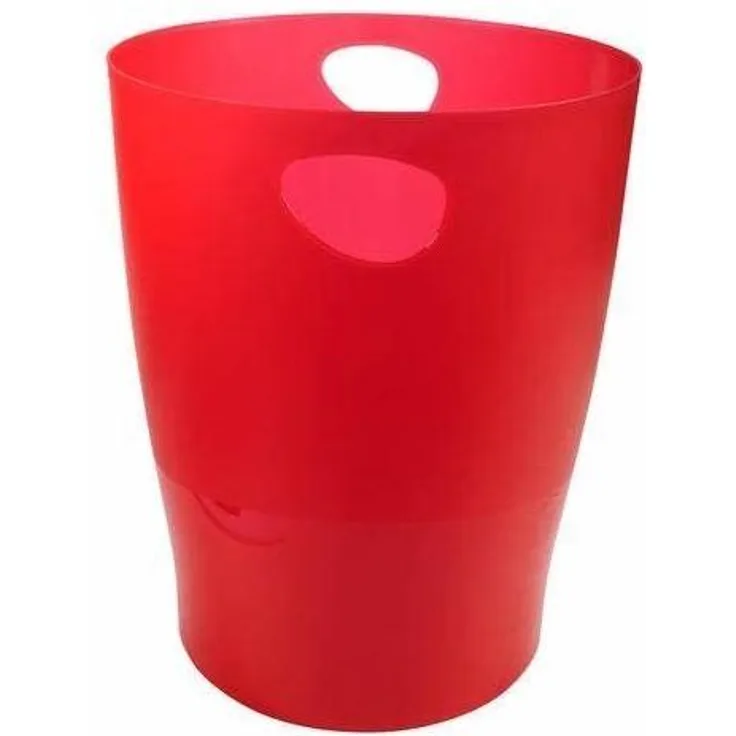 Exacompta 45324D ECOBIN Packung (mit 8 Papierkörbe, 263 x 263 x 335 mm) 8 Stück karminrot
