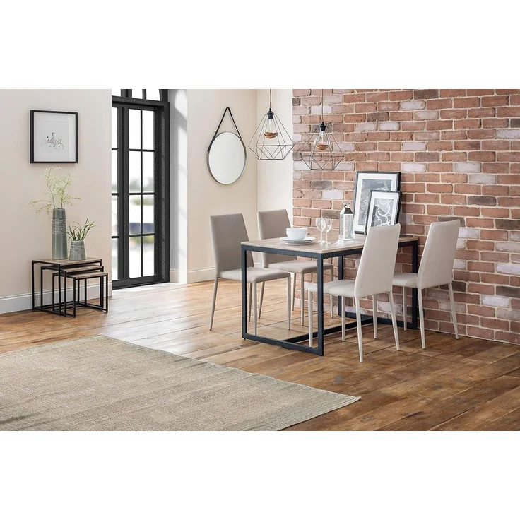 Der Julian Bowen Tribeca Esstisch in Schwarz/Sonoma-Eiche ist ein stilvolles und praktisches Herzstück in deinem Esszimmer – Bild 6