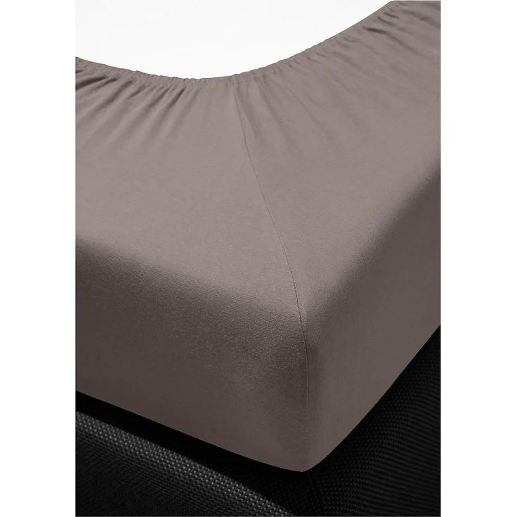 Irisette Mako-Jersey Betttuch Jupiter 0008 stein 100x200 cm 8-13 stein – Bild 3