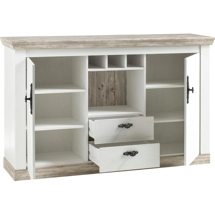 Home affaire Sideboard Florenz, im romantischen Landhaus-Look, Breite 168 cm – Bild 2