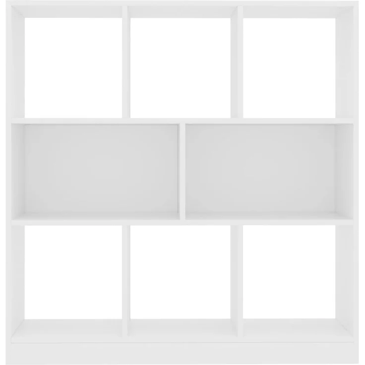 vidaXL Bücherregal Weiß 97,5×29,5×100 cm Holzwerkstoff 800171 – Bild 4