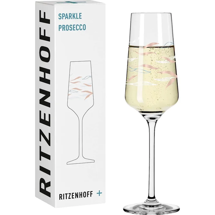 Ritzenhoff 3441004 Proseccoglas #10 SPARKLE Ana Vasconcelos 2023 in Geschenkbox