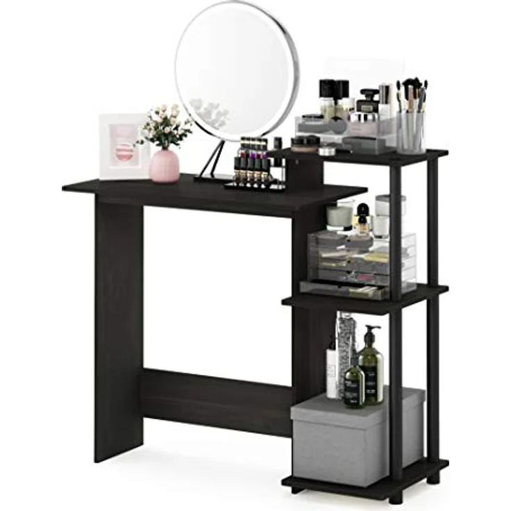 Furinno Efficient Home Computer Schreibtisch, PC-Tisch, Espresso/Schwarz, 100. 6 (Breite) x 85. 3 (Höhe) x 39. 6 (Tiefe) cm – Bild 7