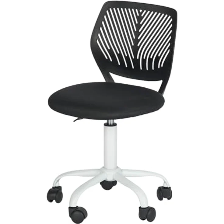 FurnitureR Bunte Schreibtischstuhl, Modernes verstellbares Design Computer Sitz, Swivel Armless Stuhl, Kinderzimmer, Home Office Task Chair – Bild 2