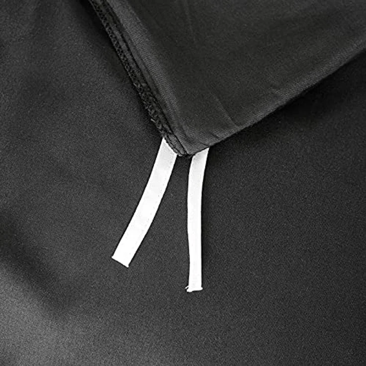 Good Nite Bettwäsche 200x200 3 teilig Schwarz Bettwäsche-Sets Mikrofaser Bettbezug 200x200 cm + 1 Kissenbezug 80x80 cm Atmungsaktiv Weich – Bild 8