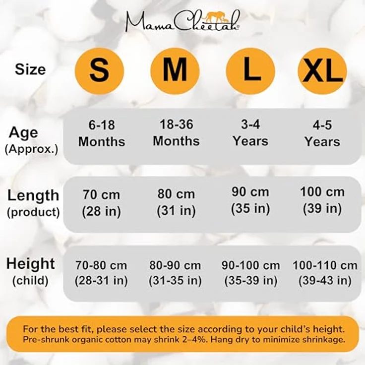 Mama Cheetah Toddler Sleep Sack with Feet 2T, 2.5 TOG Organic Cotton Baby Sleeping Bag with Legs, Baby Wearable Blankets for Walkers w/ 2-Way Zipper, Baby Sleep Sack for Girls Boys, Medium – Bild 6