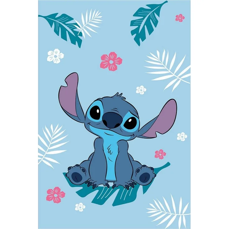 Lilo & Stitch Decke Weiche Fleecedecke 100x150 cm für Kinder & Erwachsene