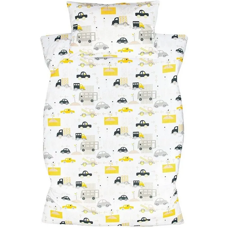 Amilian Kinderbettwäsche 100x135 - Bettwäsche Kinder - Kopfkissenbezug 40x60 cm Babybettwäsche, 2 teilig, 100% Baumwolle, für Mädchen und Jungen