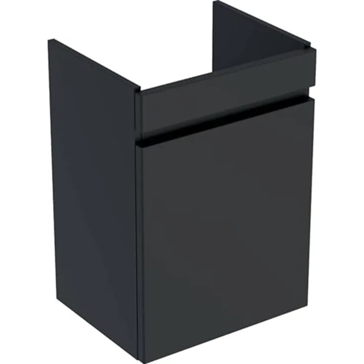 Geberit Renova Plan Unterschrank für Handwaschbecken, 1 Tür, 43,5 x 66 x 34,5 cm, 501903, Farbe: Lava / lackiert matt