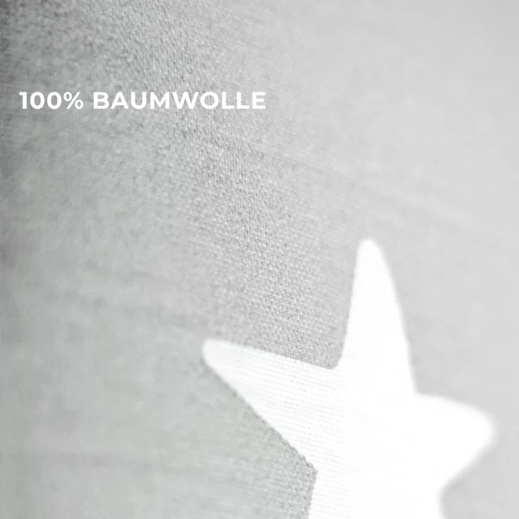 Bügelbrettbezug aus 100% Baumwolle - 125 x 44 cm mit Kordelzug, Sternenmotiv – Bild 2