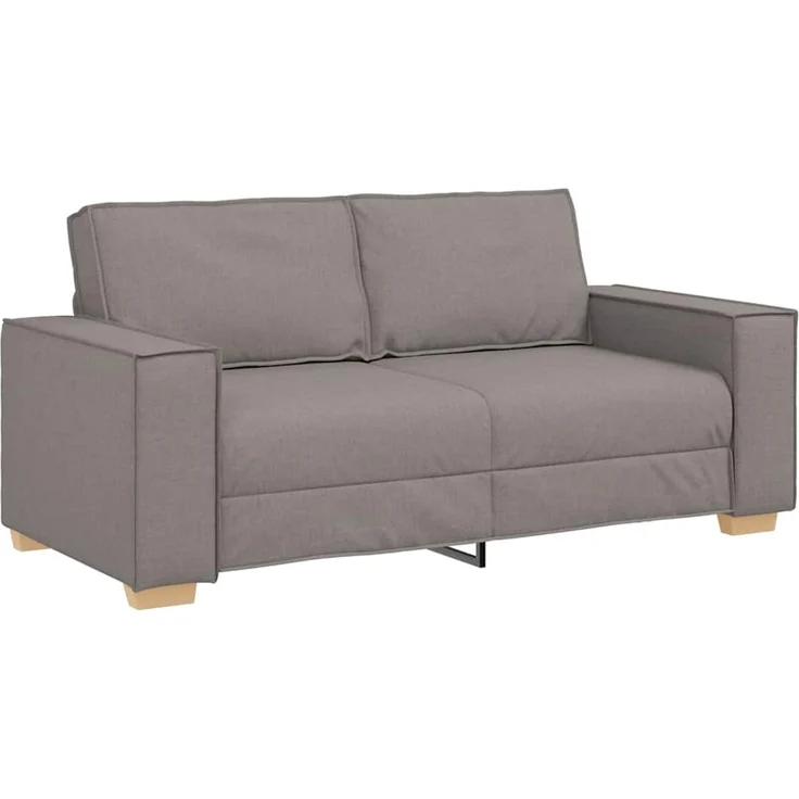 vidaXL 2-Sitzer Sofa Taupe 180x78x84 cm Stoff 4104986 – Bild 2