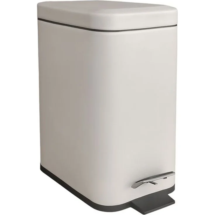 Relaxdays Bad Mülleimer 5 l Softclose – Bild 1