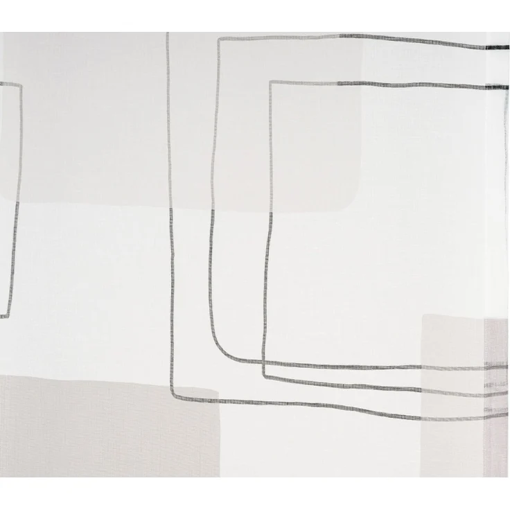 GÖZZE Flächenvorhang CARTOON silber BH 60x245 cm silber Gardine Fertigvorhang – Bild 2
