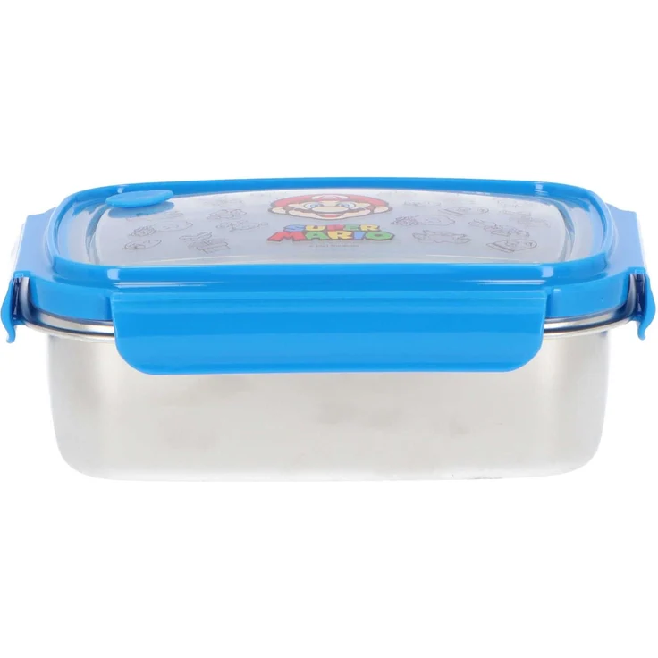Super Mario Aluminium Brotdose für Kinder Lunchbox für Schule und Freizeit – Bild 2