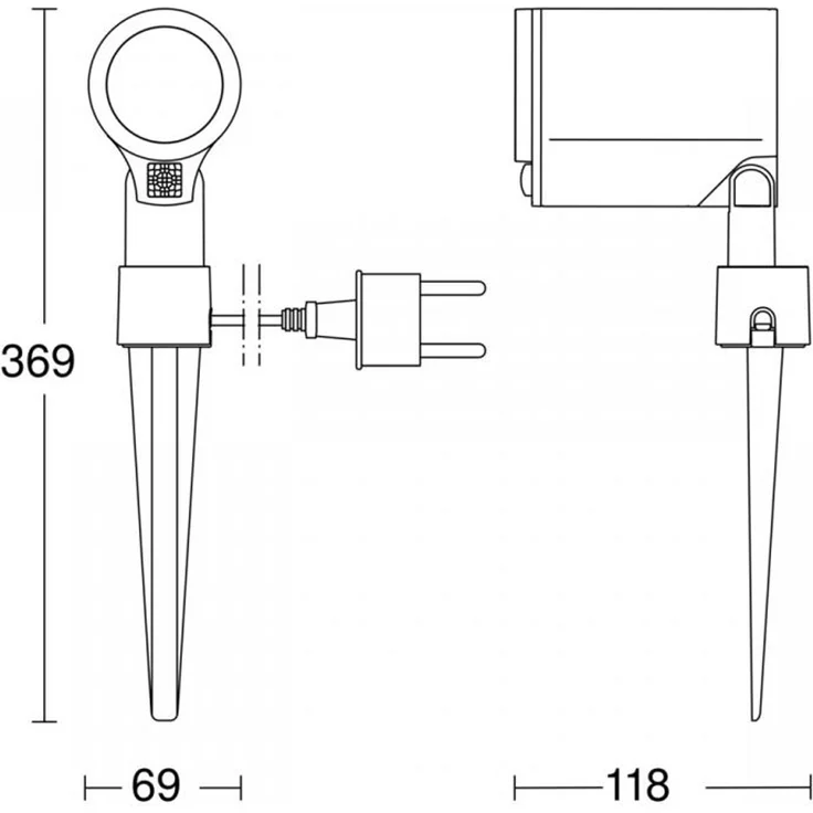 STEINEL No. 058685 LED STRAHLER SPOT GARDEN SC ANT Sensor Connect Anthrazit – Bild 3