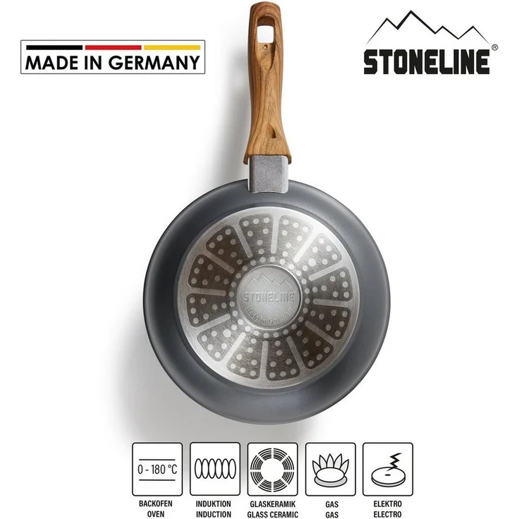 STONELINE Bratpfanne Back to Nature, Aluminium (1-tlg), Induktion – Bild 2