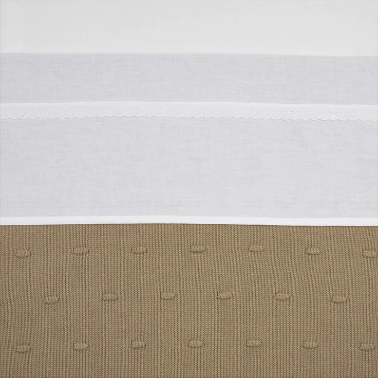 Meyco Bettlaken Ruffle Offwhite Weiß 2