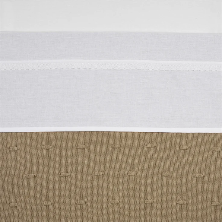 Meyco Bettlaken Ruffle Offwhite Weiß 2