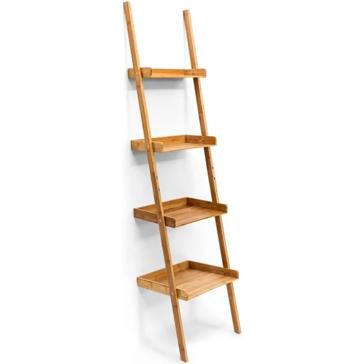 Leiterregal Bambus 4-stufig – Bild 6