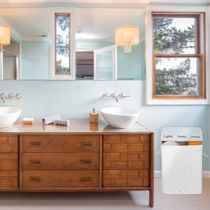 Wäschesortierer aus Bambus – Bild 5