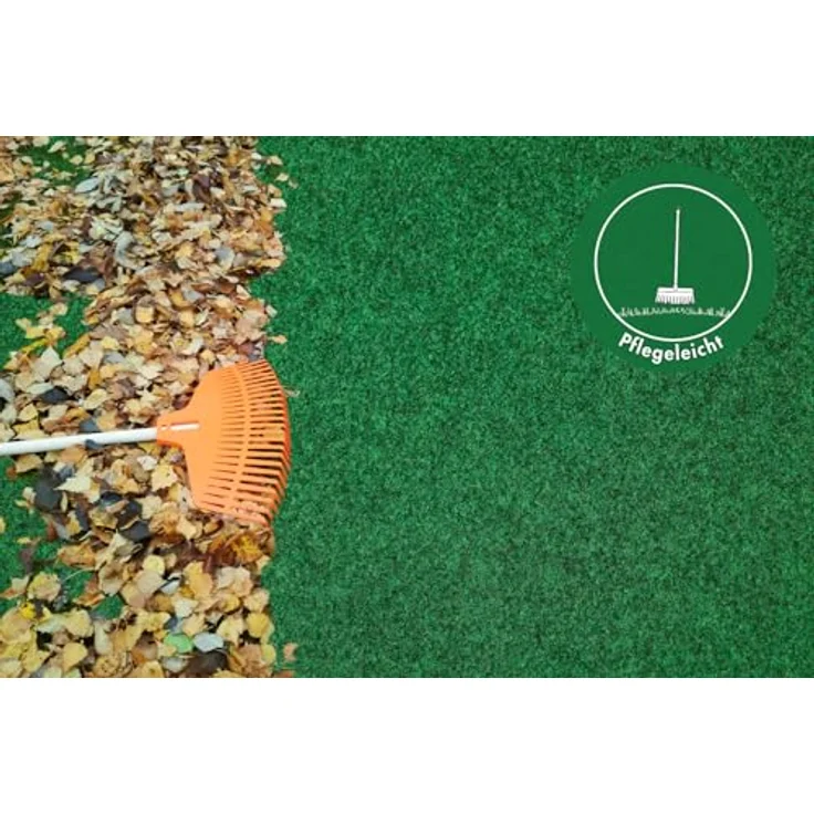 Misento Kunstrasen Outdoor mit Noppen - wetterfest und pflegeleicht - geeignet als Balkon Teppich oder Rasenteppich Outdoor - einfach zu verlegen 200x400 cm Grün – Bild 12