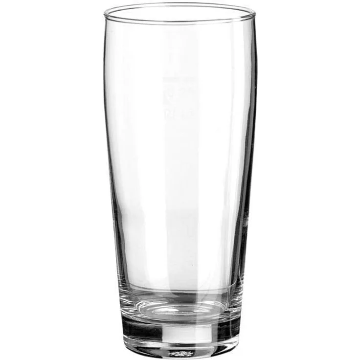 Esmeyer Arcoroc Bierglas "WILLI", Inhalt: 0,33 l mit Füllstrich bei 250 ml, spülmaschinengeeignet, Durchmesser: 67 mm, Höhe: 143 mm, gepackt zu 12 Stück (410-030) , Verpackungseinheit: 12 Stück