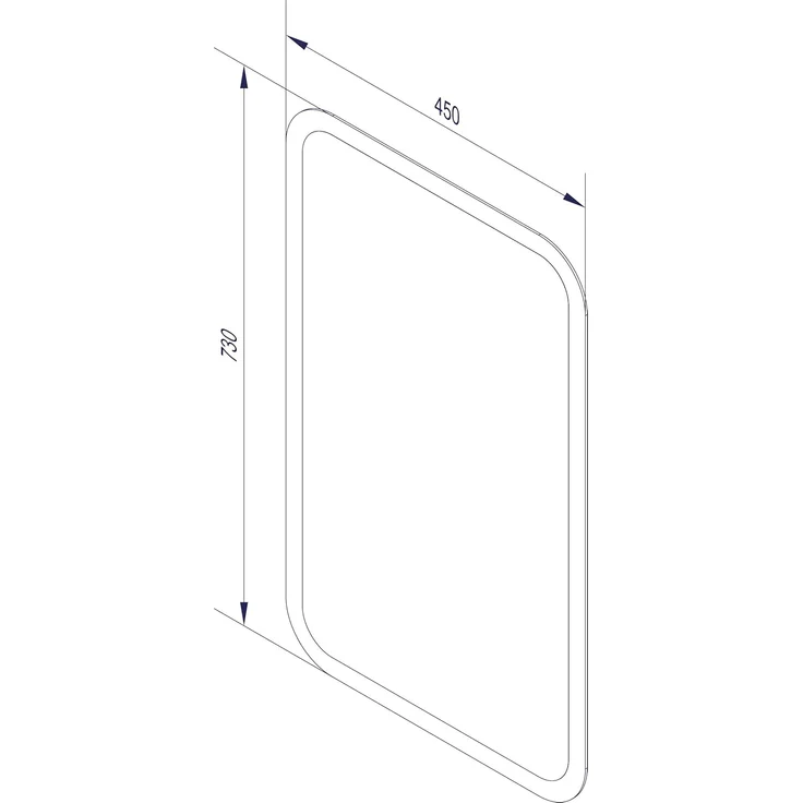 Fackelmann SCENO LED Spiegel 45 cm – Bild 2