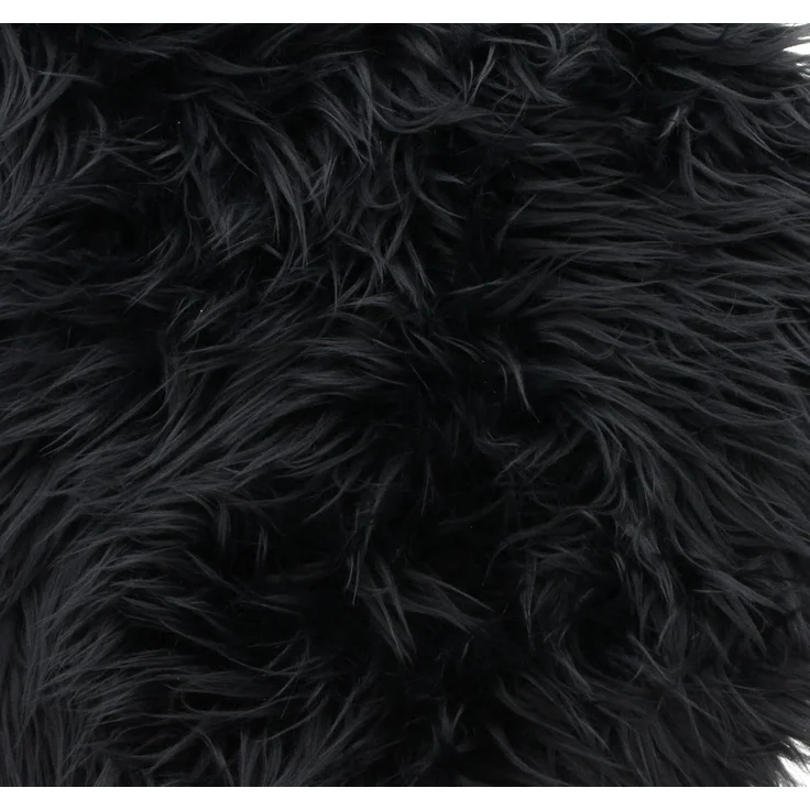 Dekofell "Raven" Kunstfell Deko Dekoration Felloptik Sitzkissen Bankauflage – Bild 4