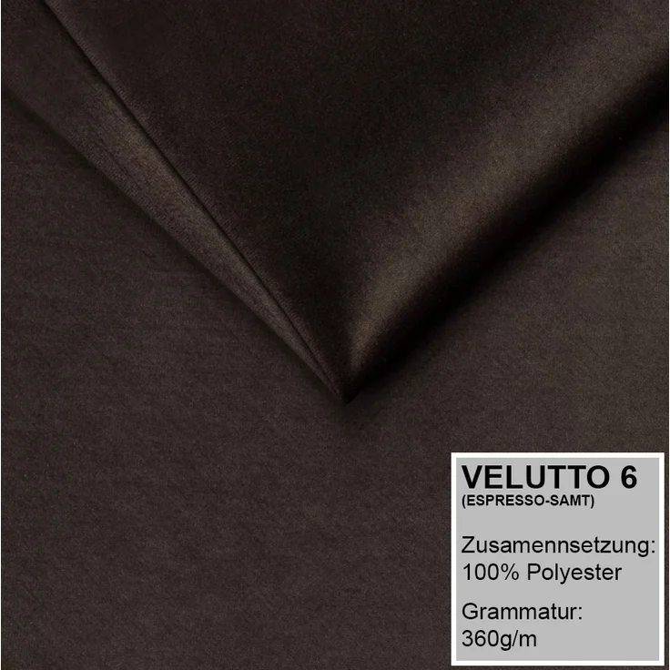 Polsterbett DONA 90x200 ohne Matratze mit Bettkasten und Lattenrost. Farbe: Espresso 6 – Bild 4