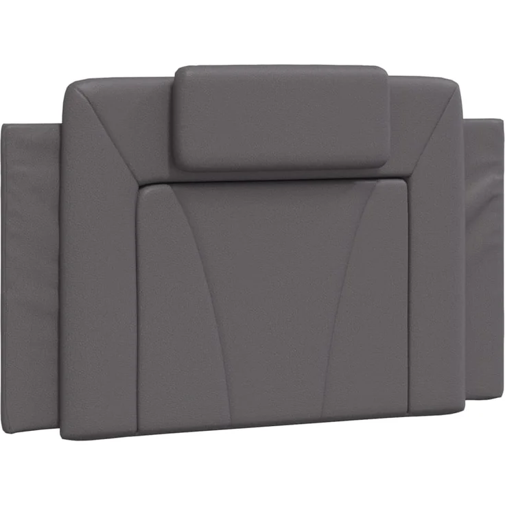 vidaXL Kopfteil-Kissen Grau 80 cm Kunstleder 374763 – Bild 2