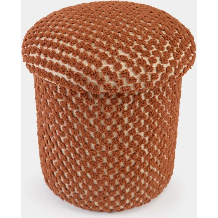 Skye Decor 'Alpaka - Orange' Pouf, Orange, 33 x 43 x 33 cm – Bild 4