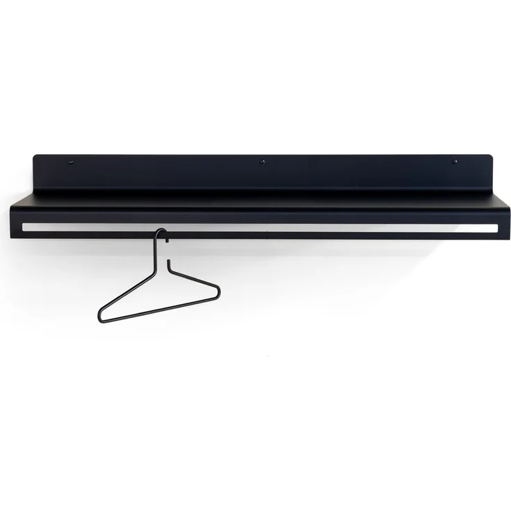 Spinder Design SWAY 120 Garderobenständer, Stahl, Bohemian Stil, Schwarz 120x30,3x18,1 cm – Bild 3