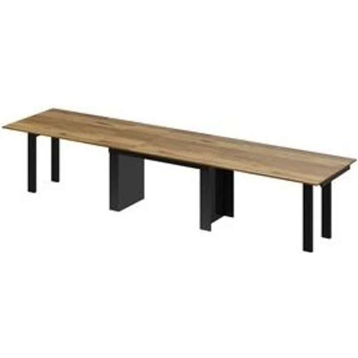designimpex Esstisch Design Esstisch Tisch HMA-111 XXL ausziehbar 170 bis 410 cm Esszimmer – Bild 4