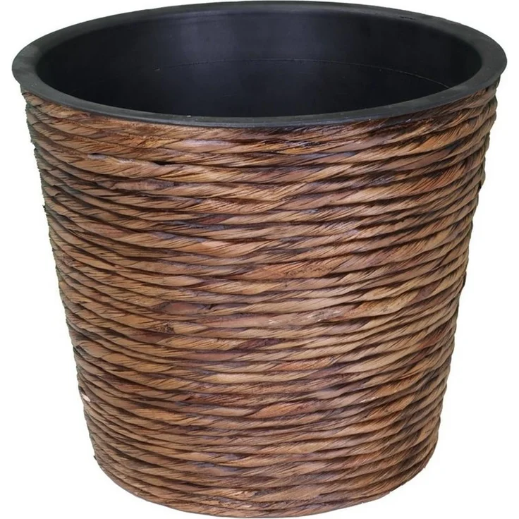 Übertopf Hyazinthe Ø 21x19 cm braun – Bild 1