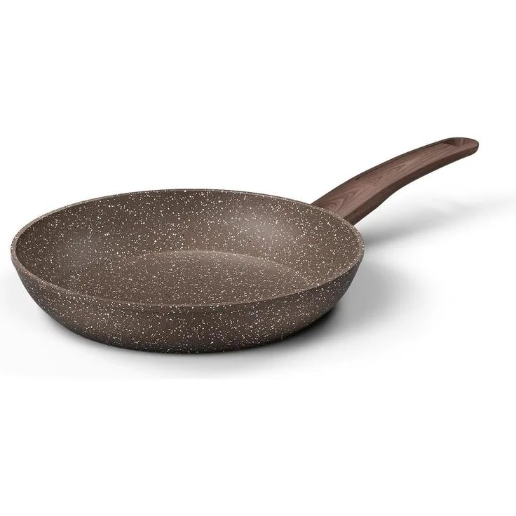 28cm Antihaft Bratpfanne für Induktion Granitbeschichtung Braun