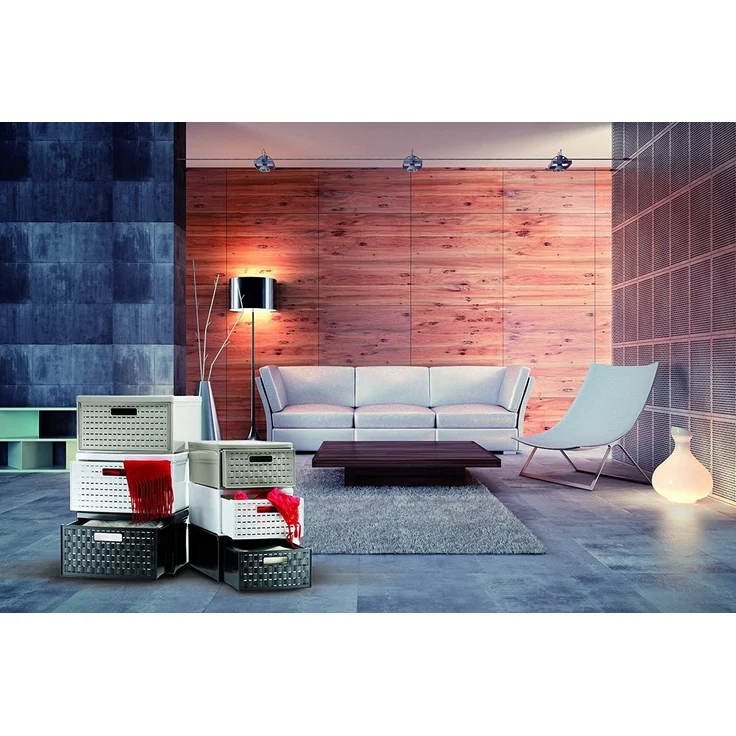 ROTHO Aufbewahrungsbox 3er-Set Schubladenbox COUNTRY 19l – Bild 3