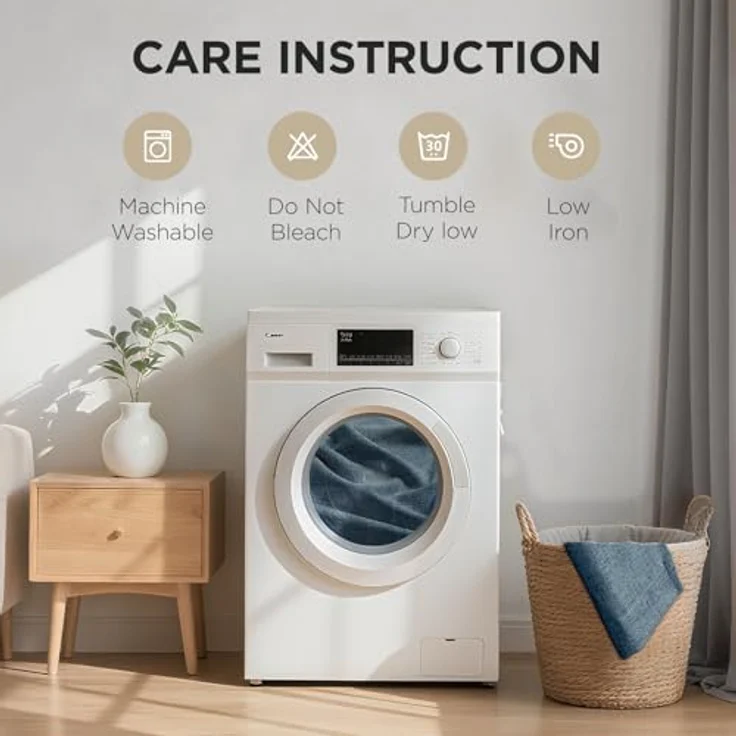 Joydeco Verdunkelungsvorhänge, 183 cm lang, 2 Paneele, Burgrot, Raumverdunkelungsvorhänge für Schlafzimmer, 100% verdunkelnde, strukturierte Thermovorhänge, Sichtschutz, 2 Paneele Set (B 132 x L 183 – Bild 7