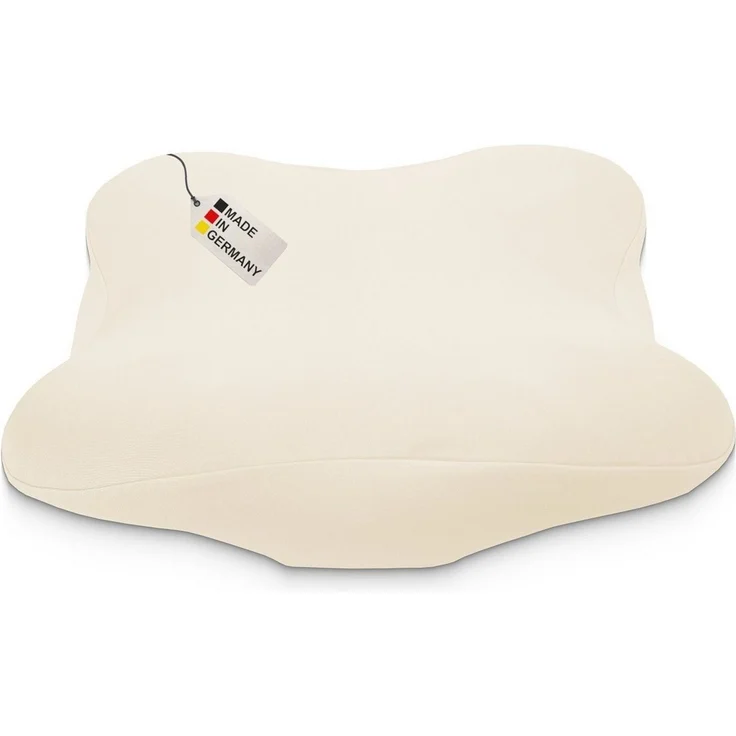 DUKAL Kissenbezug Derila (Ergo) Memory Foam Kissen, 100% Baumwolle, (1 Stück), aus hochwertigem Doppel-Jersey, mit Spannumrandung, Made in Germany – Bild 1