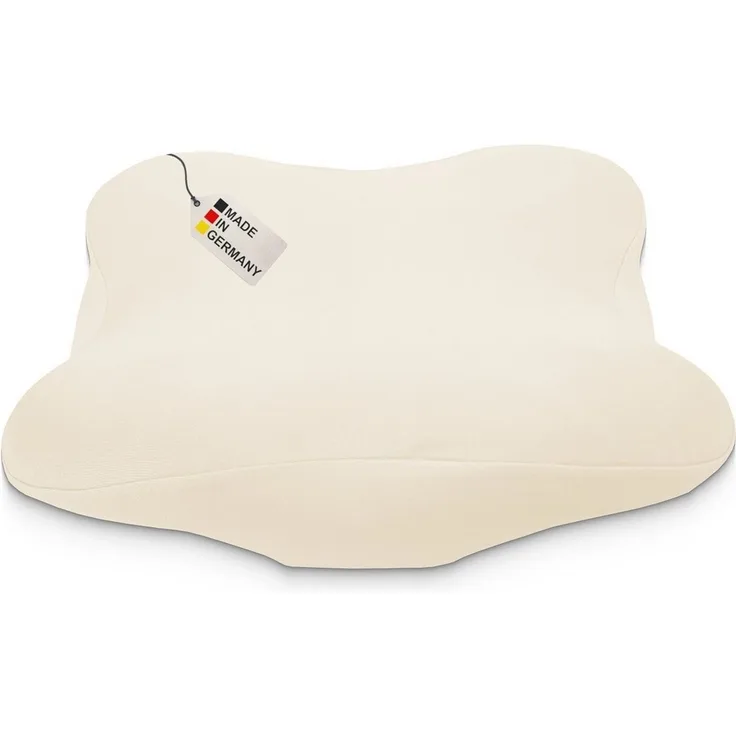 DUKAL Kissenbezug Derila (Ergo) Memory Foam Kissen, 100% Baumwolle, (1 Stück), aus hochwertigem Doppel-Jersey, mit Spannumrandung, Made in Germany